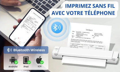 HomeLova | Imprimante Portable Sans FIl pour Téléphone et Ordinateur