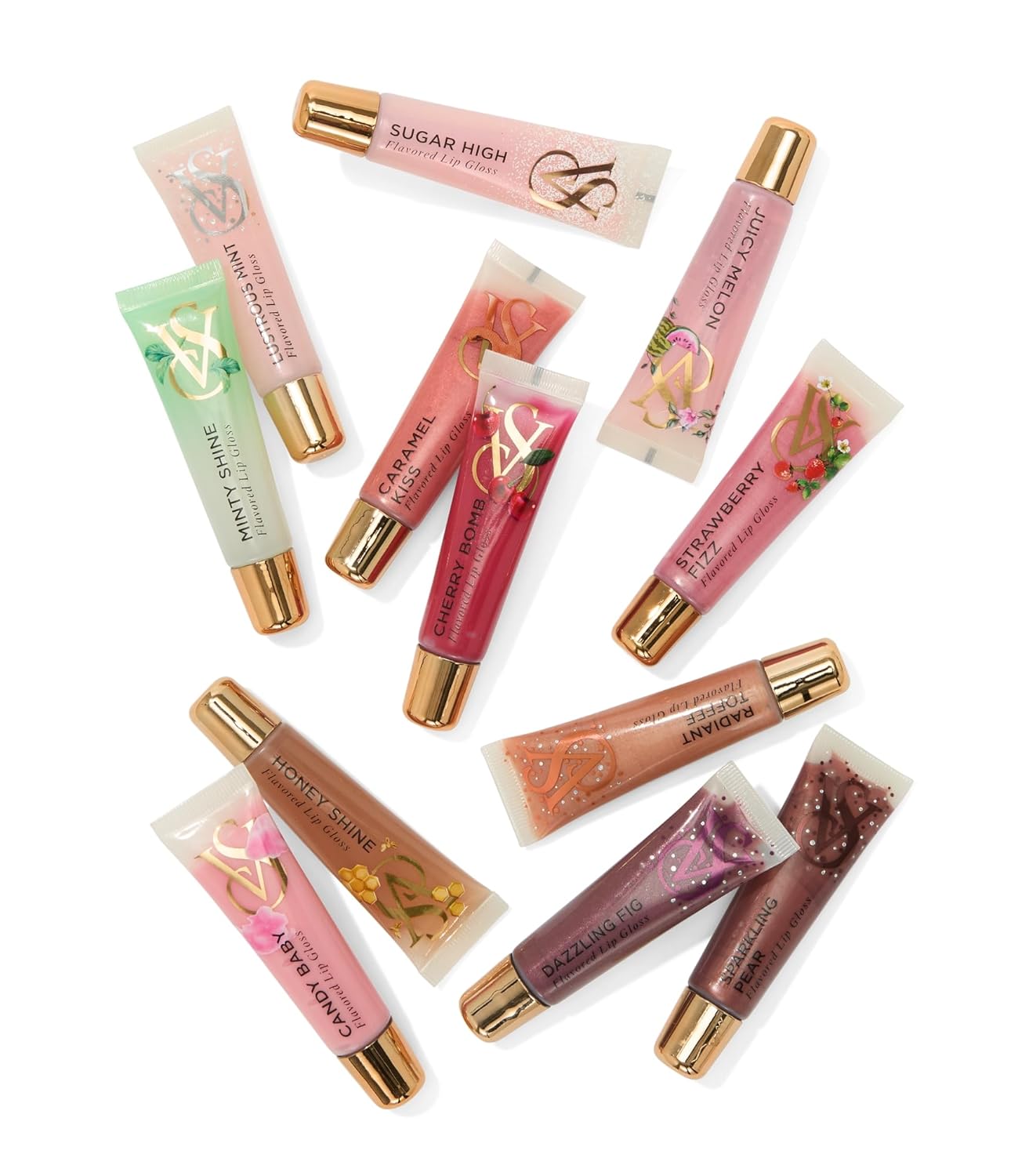 Coffret cadeau Victoria's Secret de 12 gloss assortis