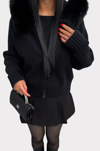 Olympe | Veste fourrure