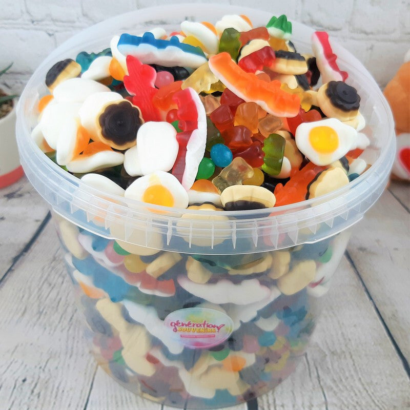 Méga seau de bonbons Haribo - 5 kg