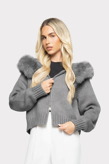 Olympe | Veste fourrure